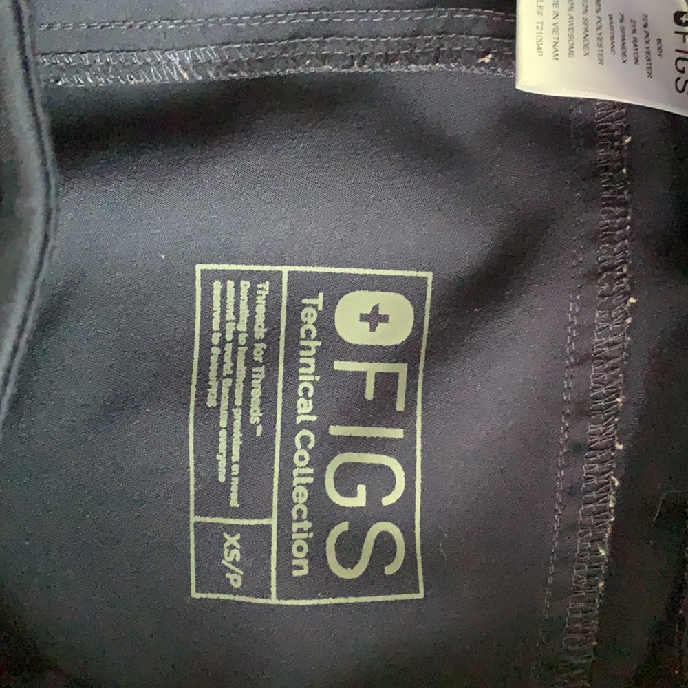 Figs navy scrub pants-xs petite - Picture 5 of 5